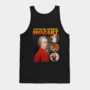 MOZART RAP TEE Wolfgang Amadeus Mozart Cool Vintage Retro 90's Graphic Band T-Shirt Tank Top